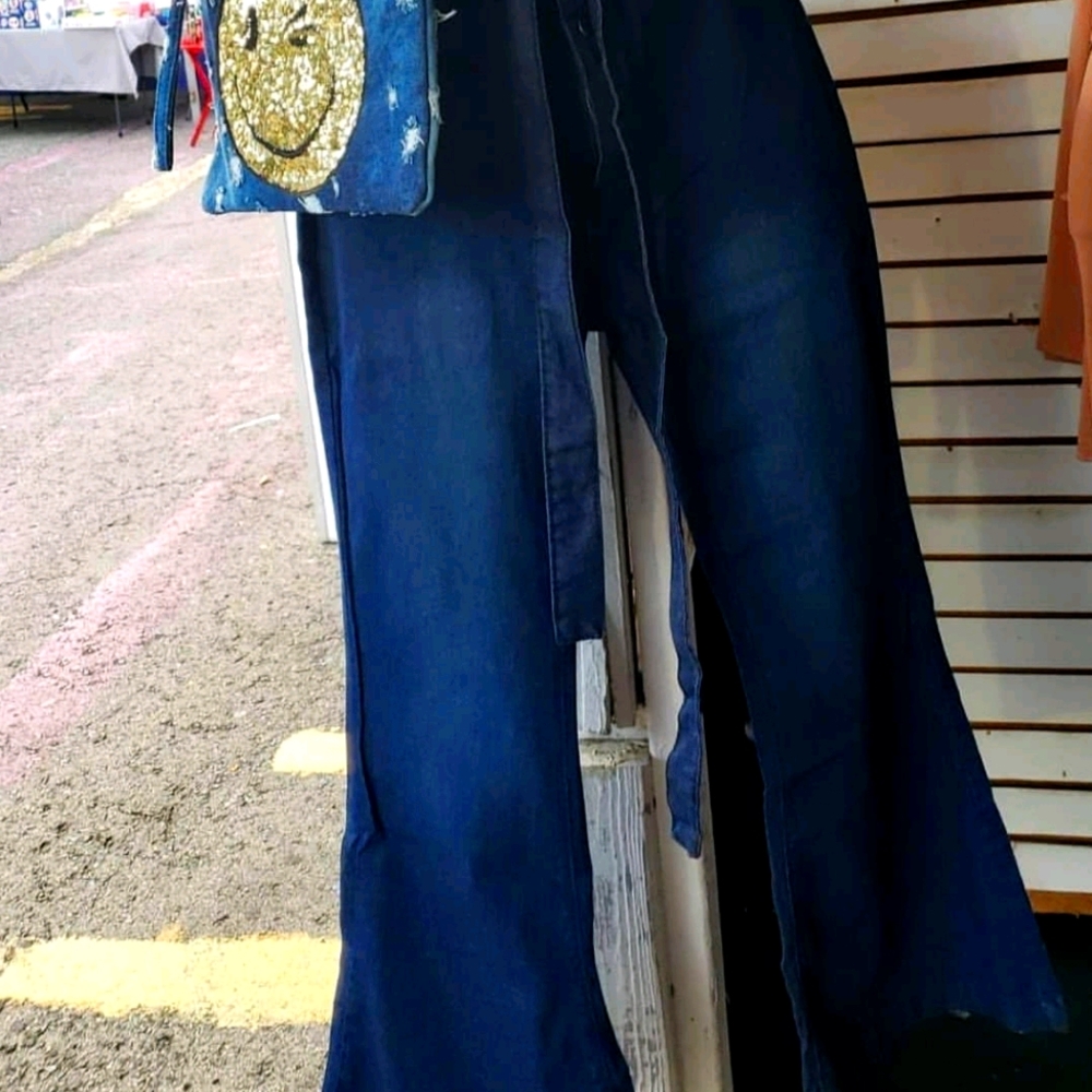 Bellbottom denim